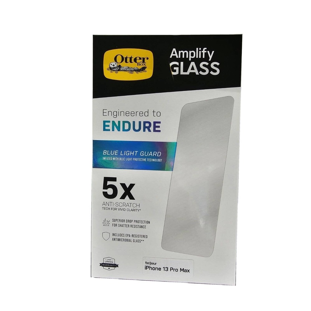 OtterBox Amplify Glass Blue Light Guard Screen Protector for iPhone 13 Pro Max